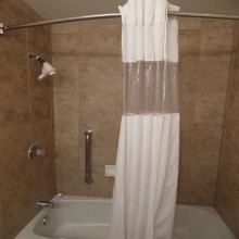 Ramada by Wyndham Fresno Double Bedroom Shower