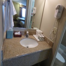 Ramada by Wyndham Fresno North - Sink Area with Hairdryer